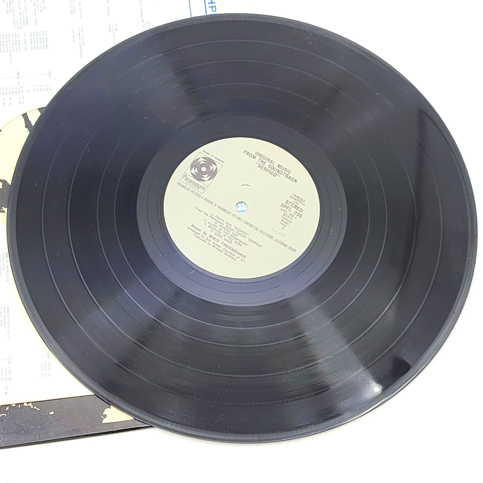 Vinyle Mikis Theodorakis – Serpico (Bande Originale du Film) Bon état - Vue 4 - 